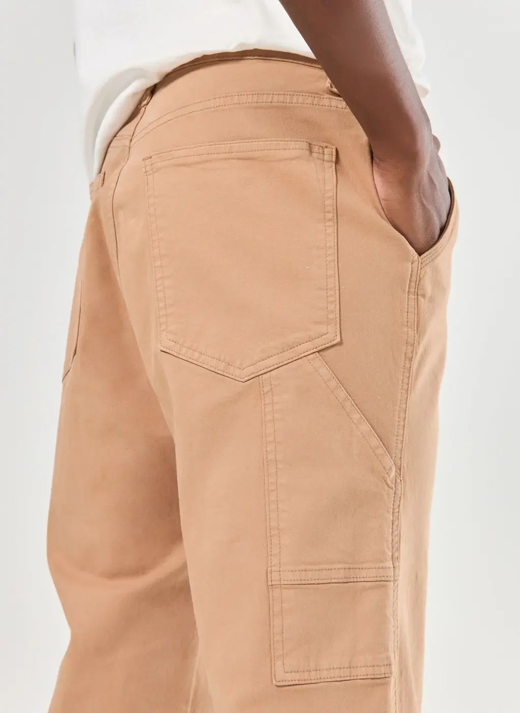 Calça Chino Sarja Caqui