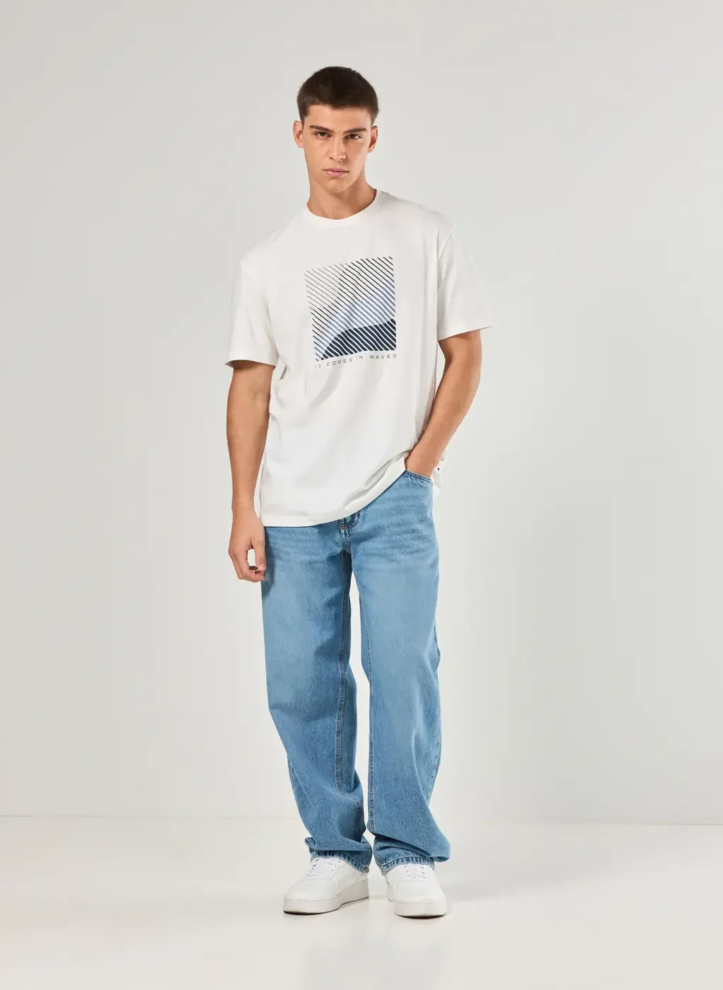 Camiseta Off-White Comfort Waves