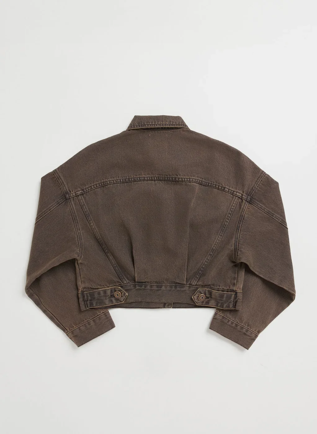 Jaqueta Jeans Cropped Com Bolso