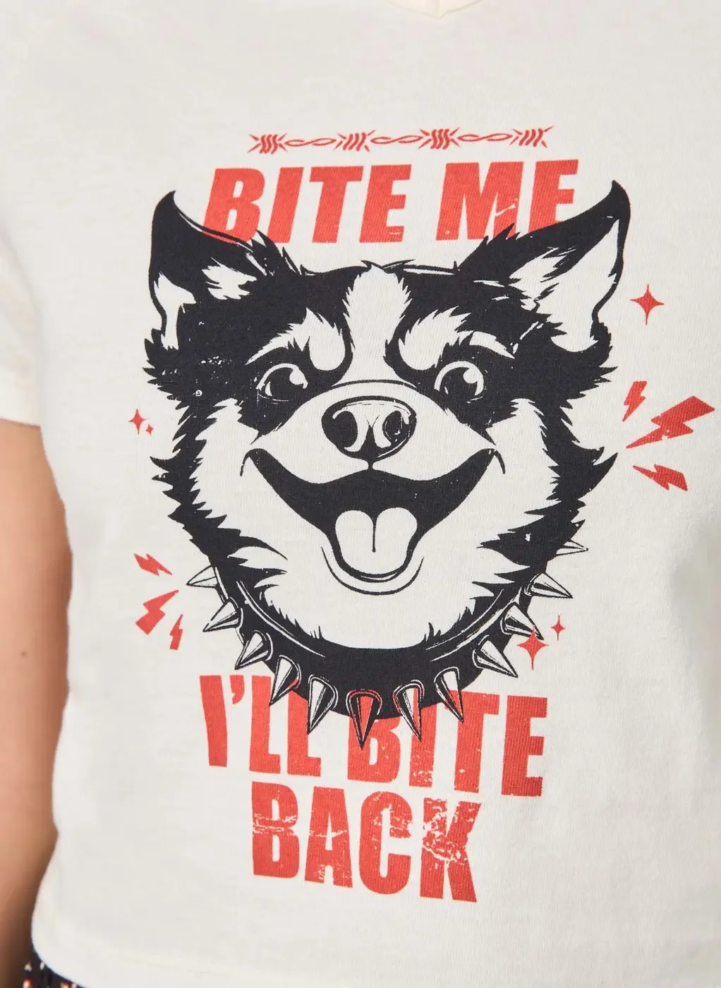 Blusa Raglan Estampa Doguinho