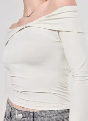 Blusa Poliamida Ombro A Ombro