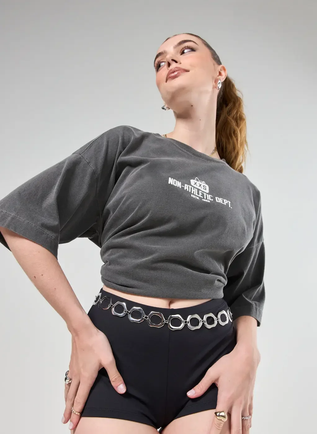 Cinto Bodychain Elos Prateados