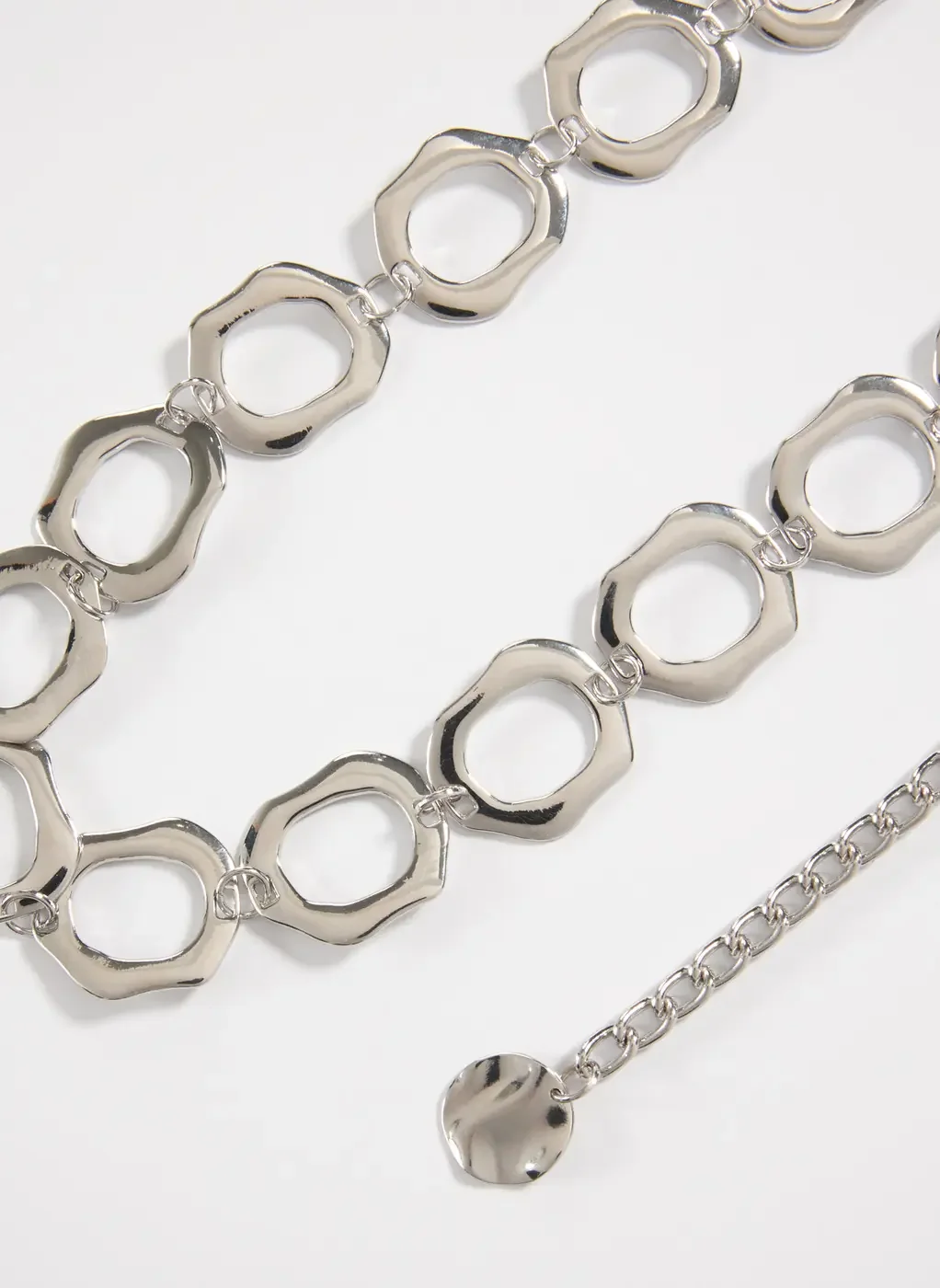 Cinto Bodychain Elos Prateados