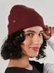 Gorro Vinho Com Etiqueta De Tecido