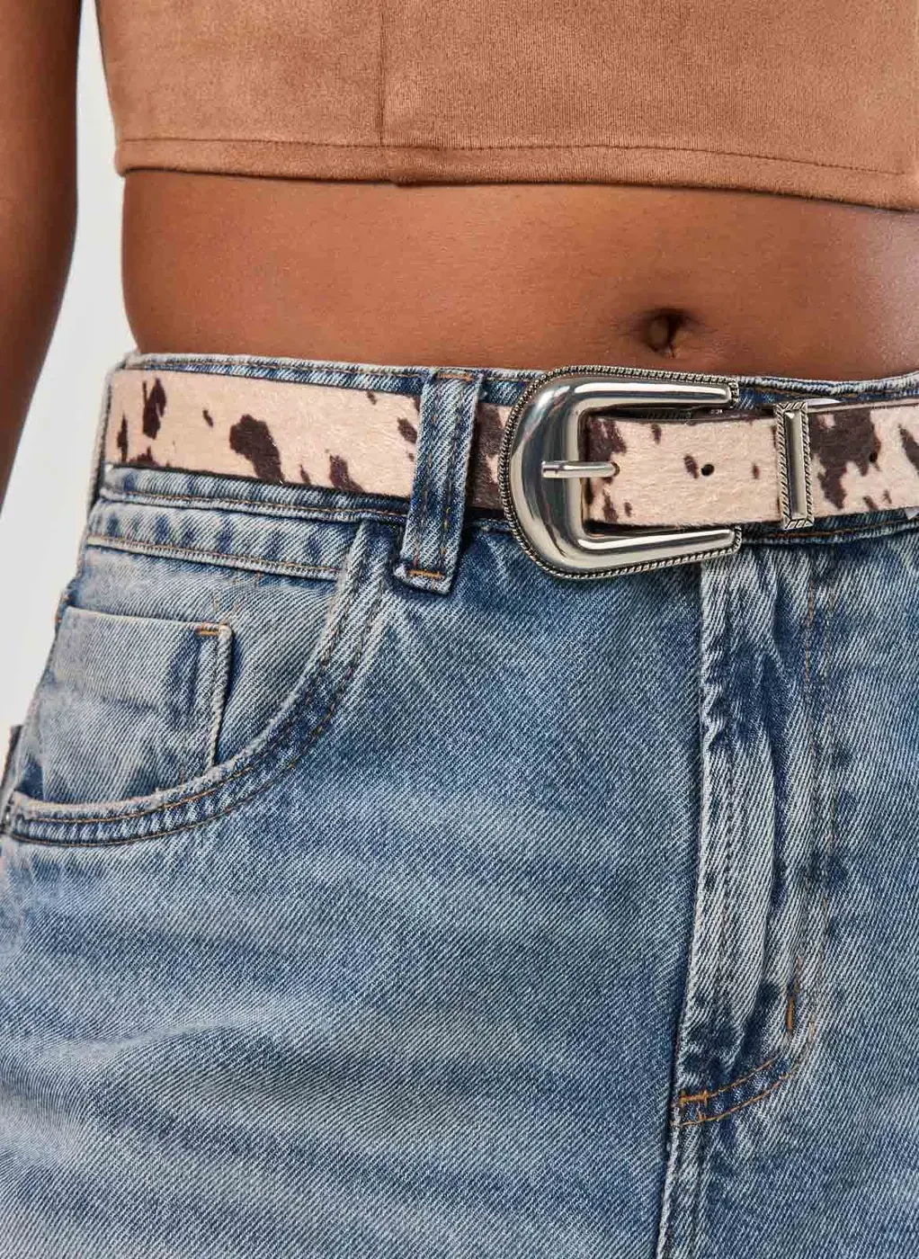 Cinto Estampado Vaquinha