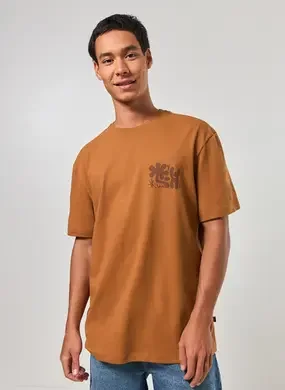 Camiseta Regular Estampa Desert