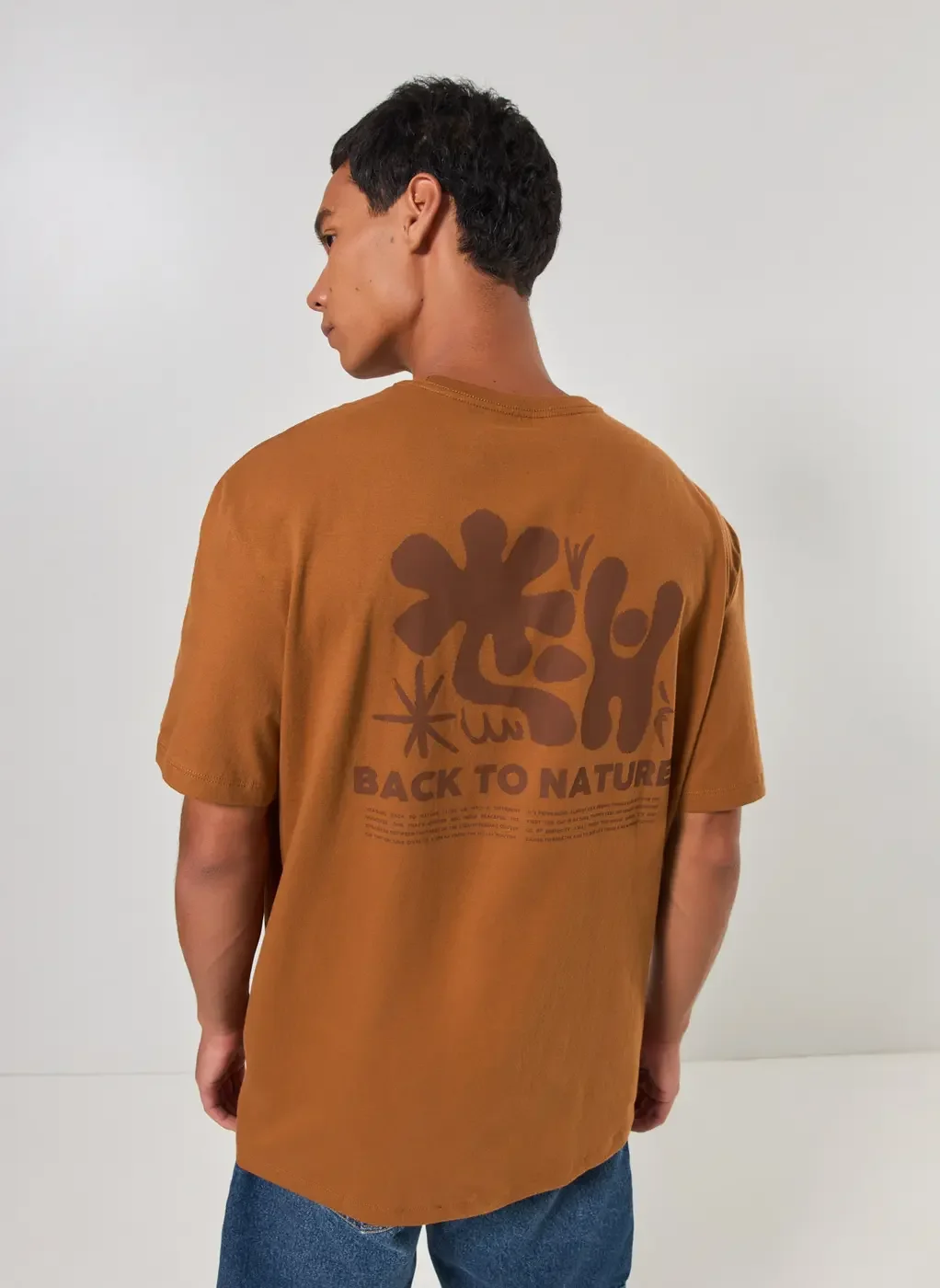 Camiseta Regular Estampa Desert