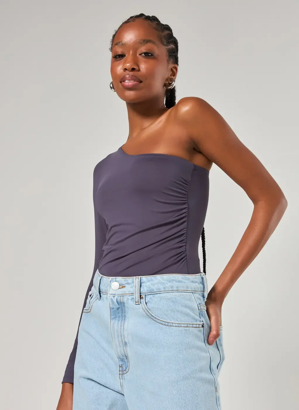 Body Manga Única Poliamida