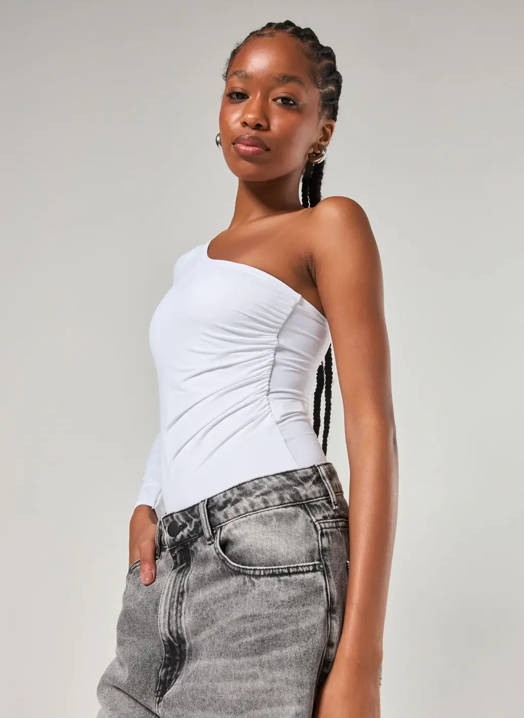 Body Manga Única Poliamida