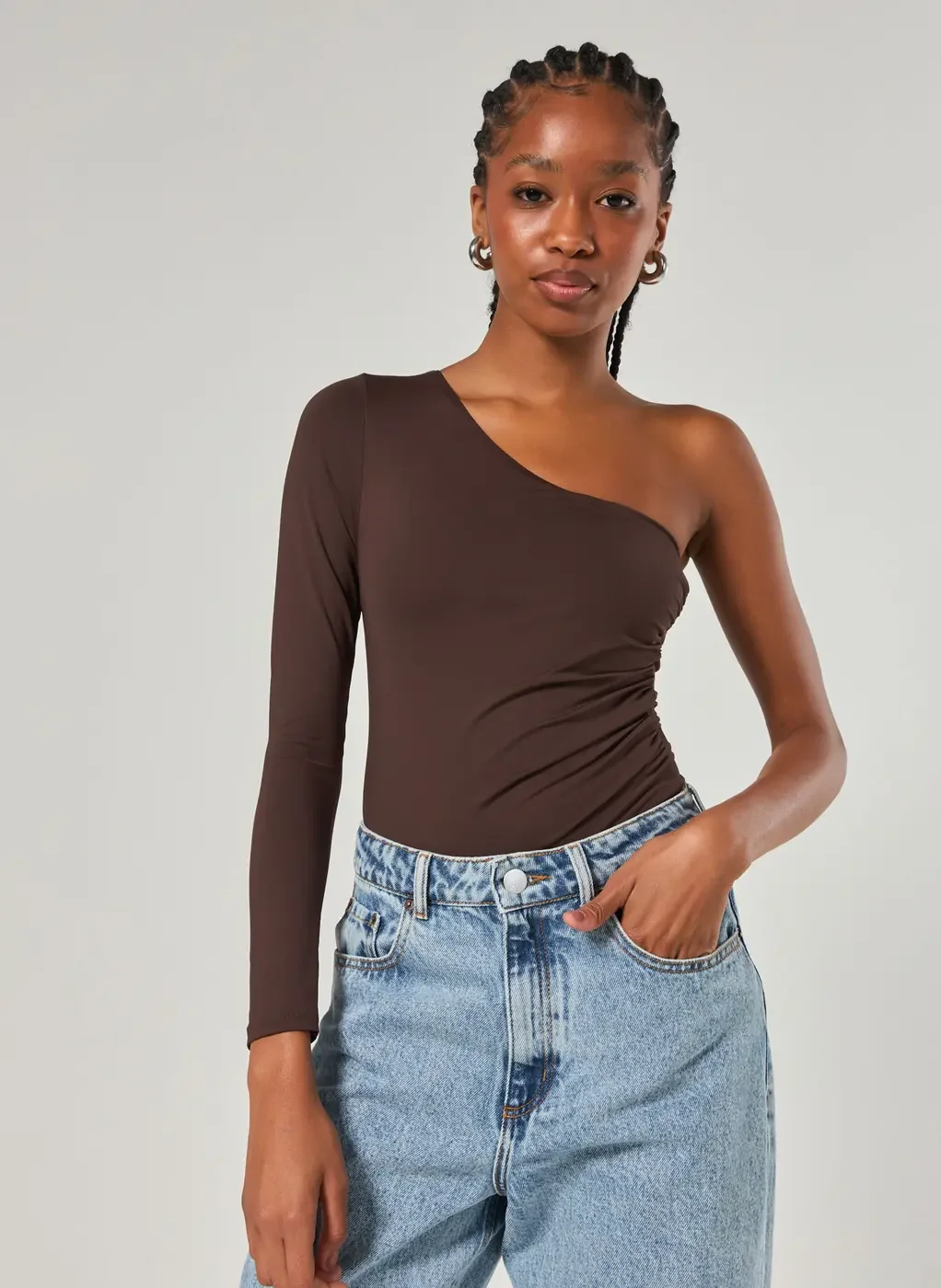 Body Manga Única Poliamida