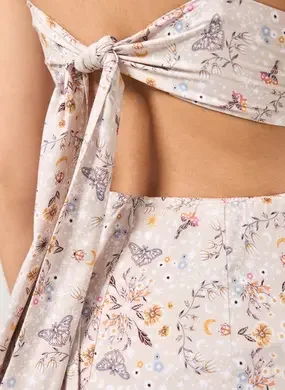 Vestido Longo Estampa Mística