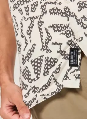 Camisa Regular Estampa Orgânica