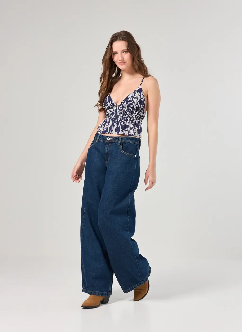 Cropped Estampado Elásticos