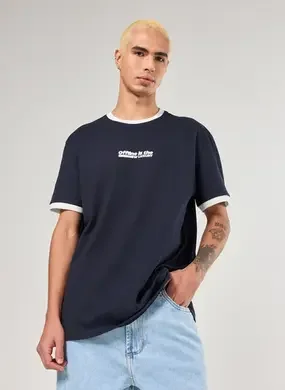 Camiseta Comfort Malhão Marinho Offline