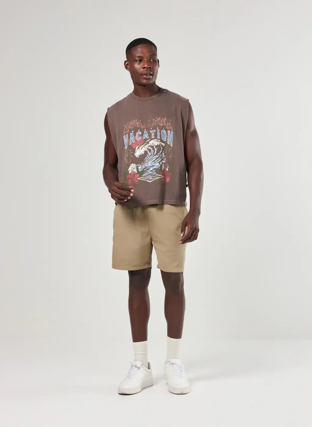 Regata Sleeveless Box Marrom Estonada