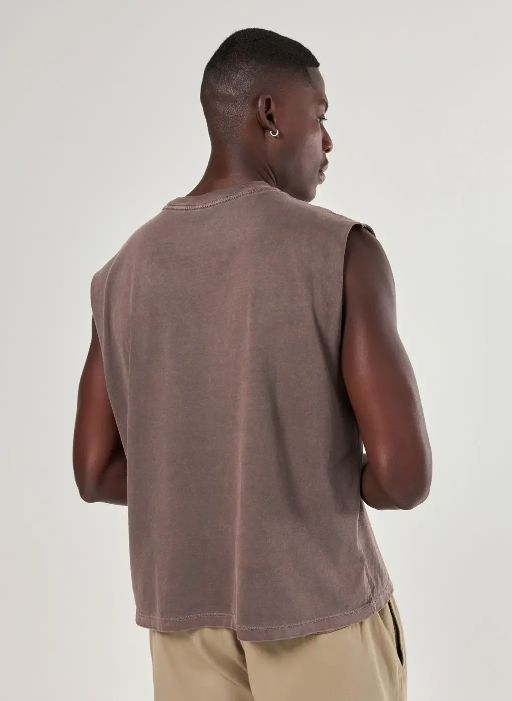 Regata Sleeveless Box Marrom Estonada