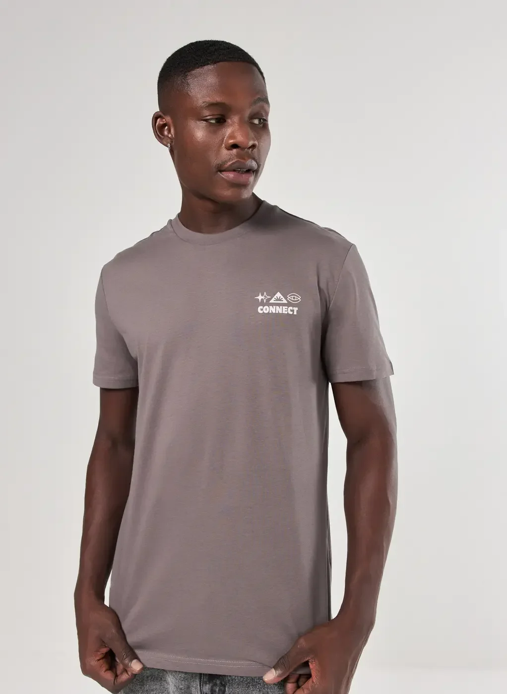 Camiseta Regular Chumbo Connect