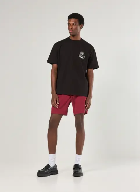 Camiseta Comfort Preta Blooming