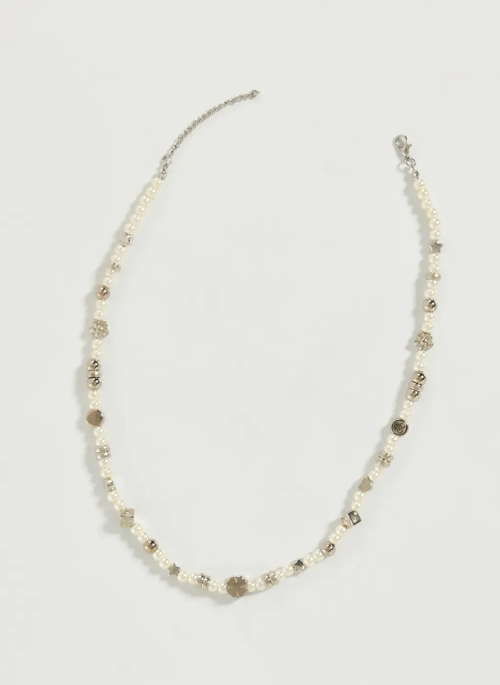 Colar Pérolas Artificiais E Miçangas Fun