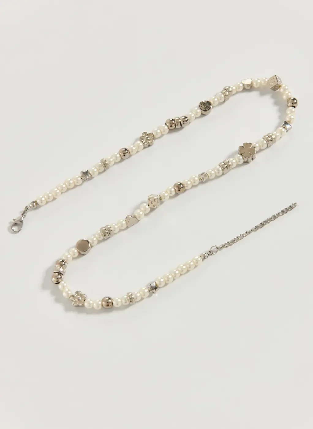 Colar Pérolas Artificiais E Miçangas Fun