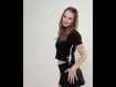Blusa Preta Canelada Lucky Girl