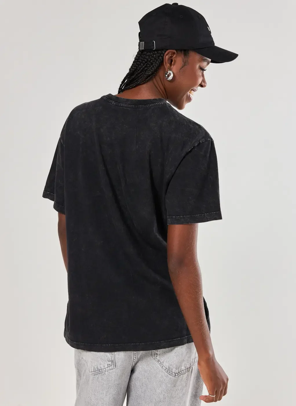 Camiseta Oversized Marmorizada Tigres