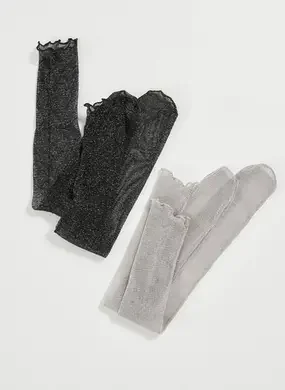 Conjunto Duas Meias Lurex