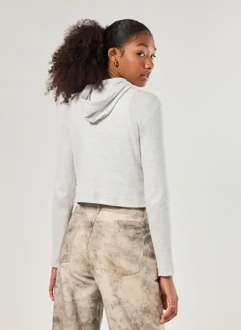 Blusa Manga Longa Arizona Com Capuz