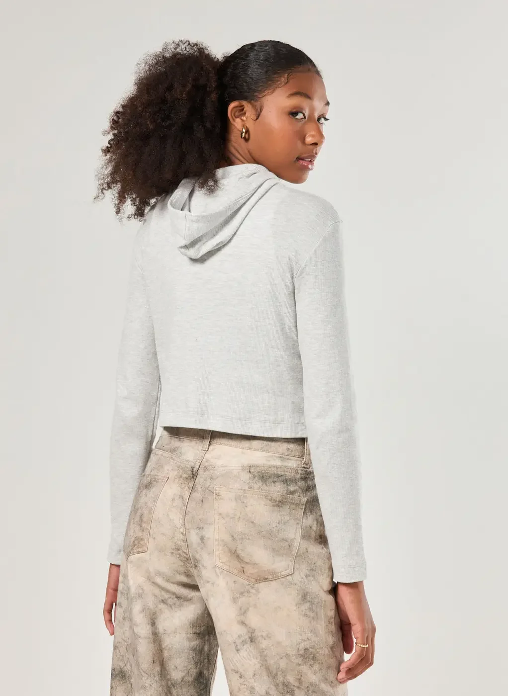 Blusa Manga Longa Arizona Com Capuz