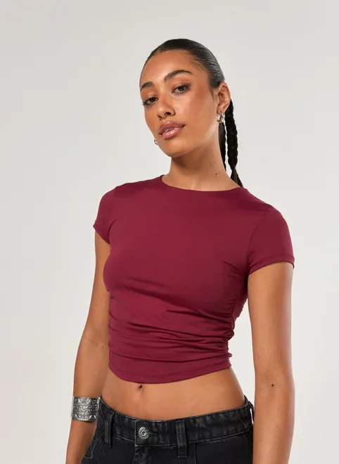 Cropped Poliamida Com Amarração