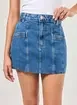 Saia Jeans Costuras Marcantes