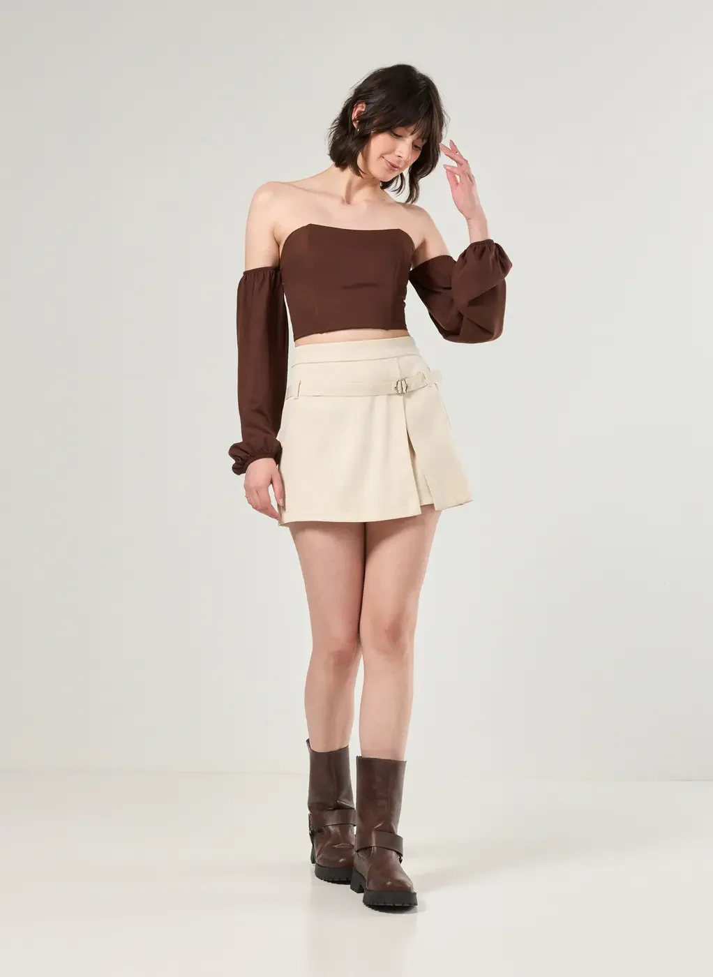 Cropped Corsetado Ciganinha