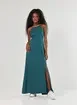 Vestido Longo Verde Halter E Amarração