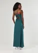 Vestido Longo Verde Halter E Amarração