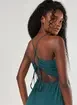 Vestido Longo Verde Halter E Amarração