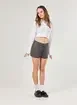 Short Alfaiataria Chumbo
