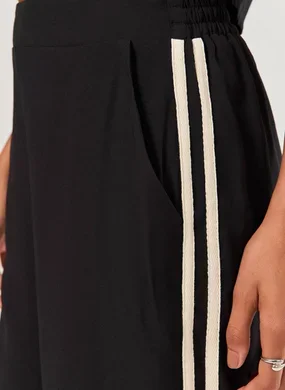 Calça Reta Listra Lateral