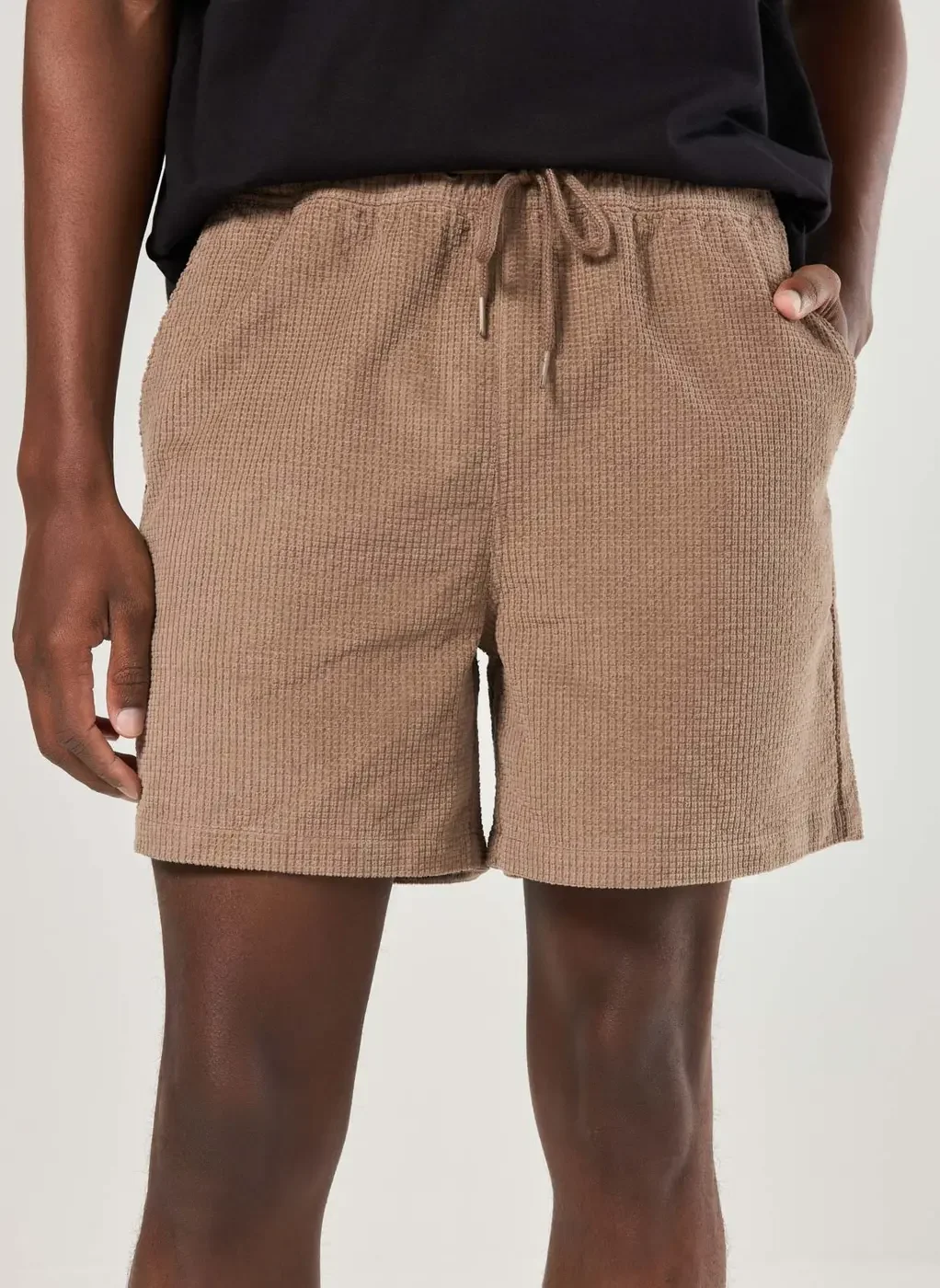 Bermuda Short Em Veludo Cotelê