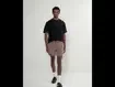 Bermuda Short Em Veludo Cotelê