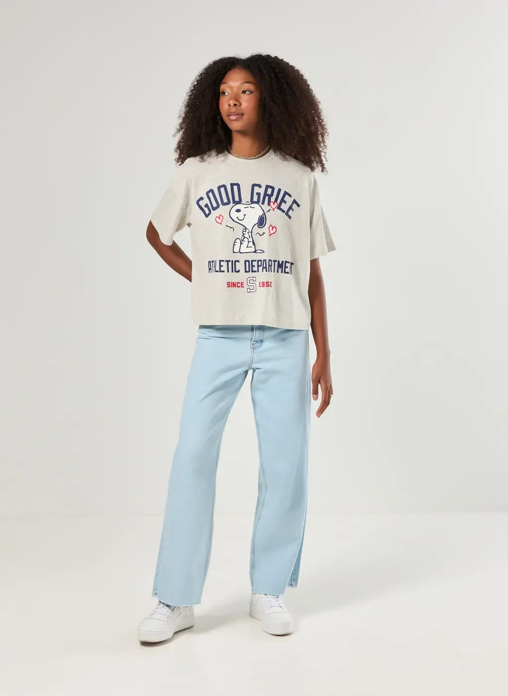 Camiseta Cinza Box Snoopy