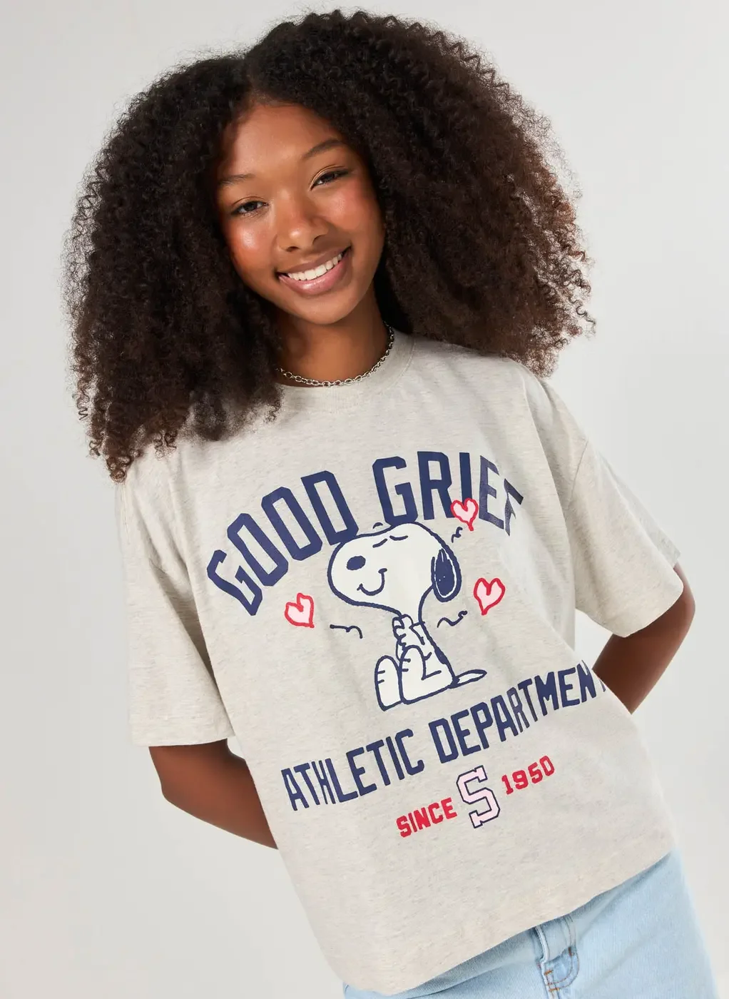 Camiseta Cinza Box Snoopy