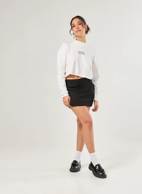 Blusa Em Suedine Estampa Zodíaco