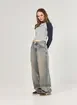 Calça Jeans Dirty Oversized Cintura Baixa
