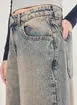 Calça Jeans Dirty Oversized Cintura Baixa