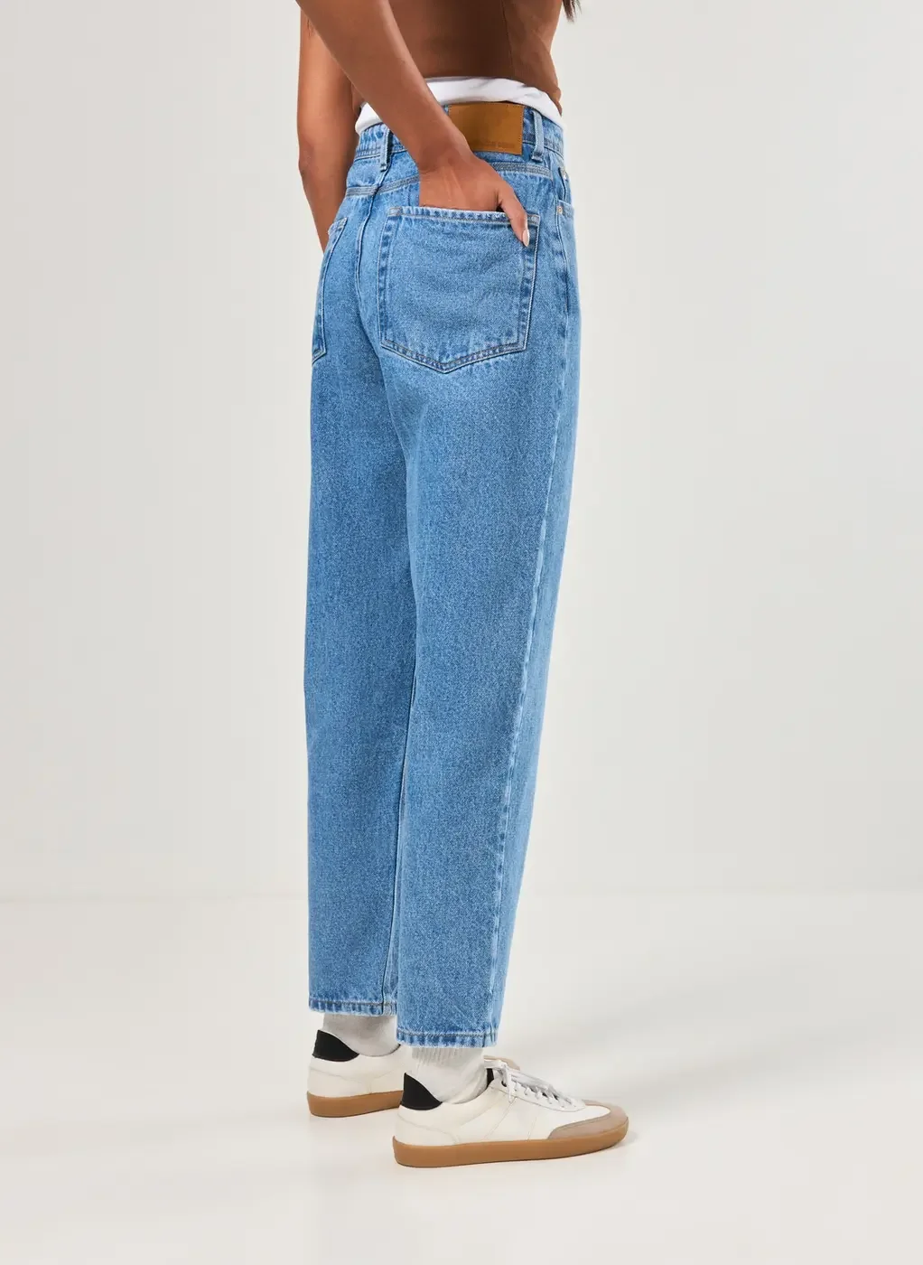 Calça Jeans Cintura Alta Mom