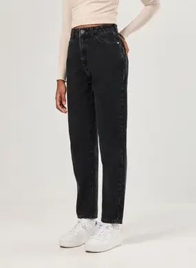 Calça Jeans Cintura Alta Mom