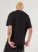 Camiseta Oversized Preta Bordado Fantasma