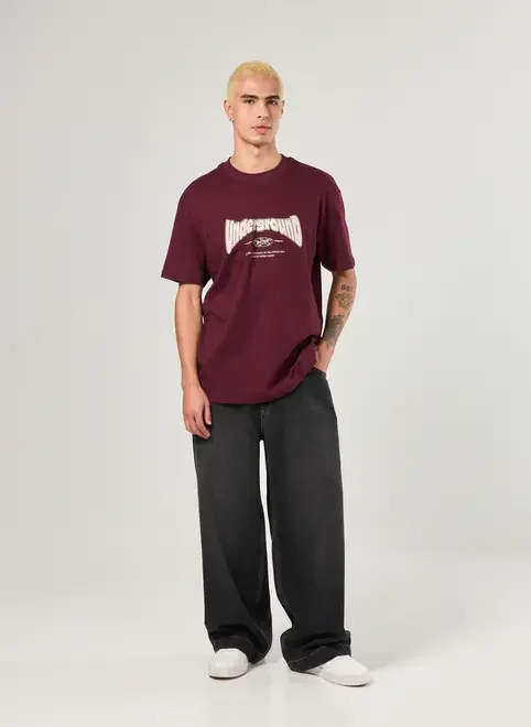 Camiseta Comfort Bordô Underground