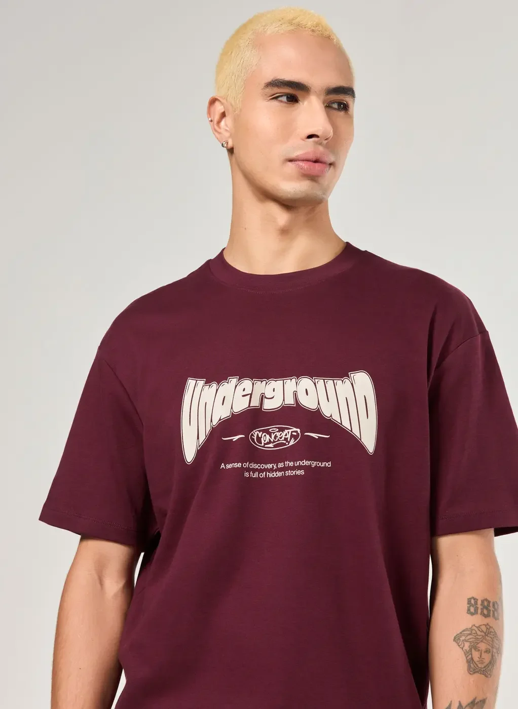 Camiseta Comfort Bordô Underground