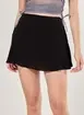 Saia Curta Preta Babado